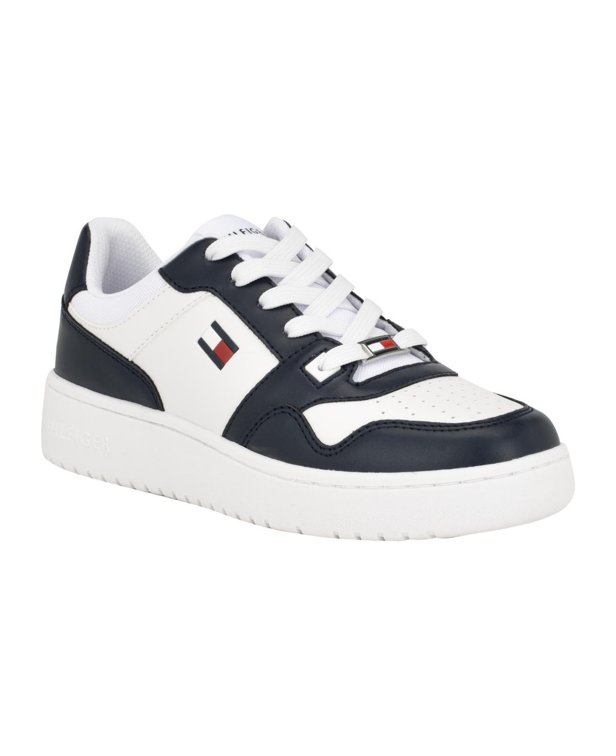 Tommy Hilfiger Womens Twigye Casual Lace up Sneakers - White Product Image