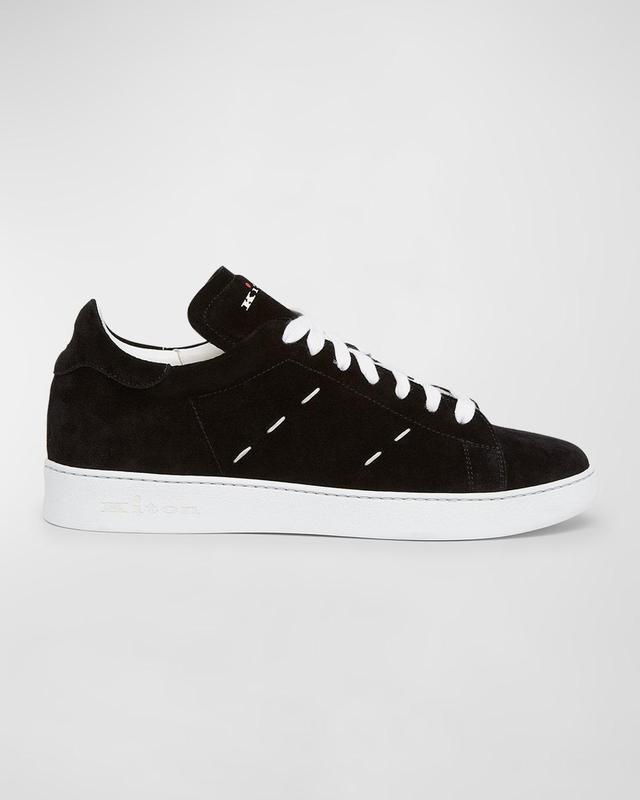 Men's Suede Low-Top Sneakers Product Image