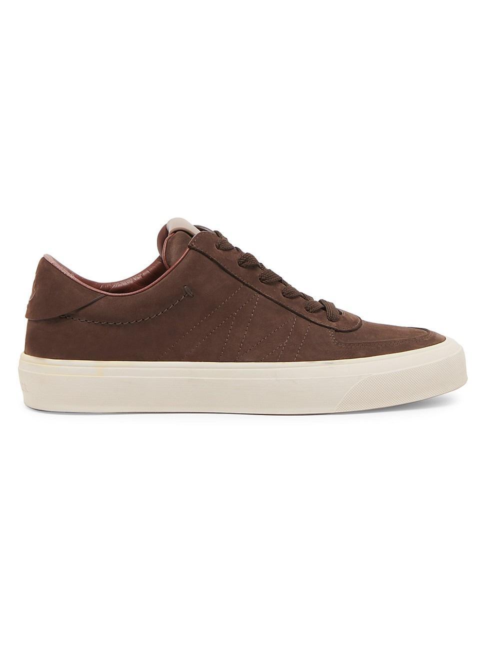 Mens Low-Top Leather Sneakers Product Image