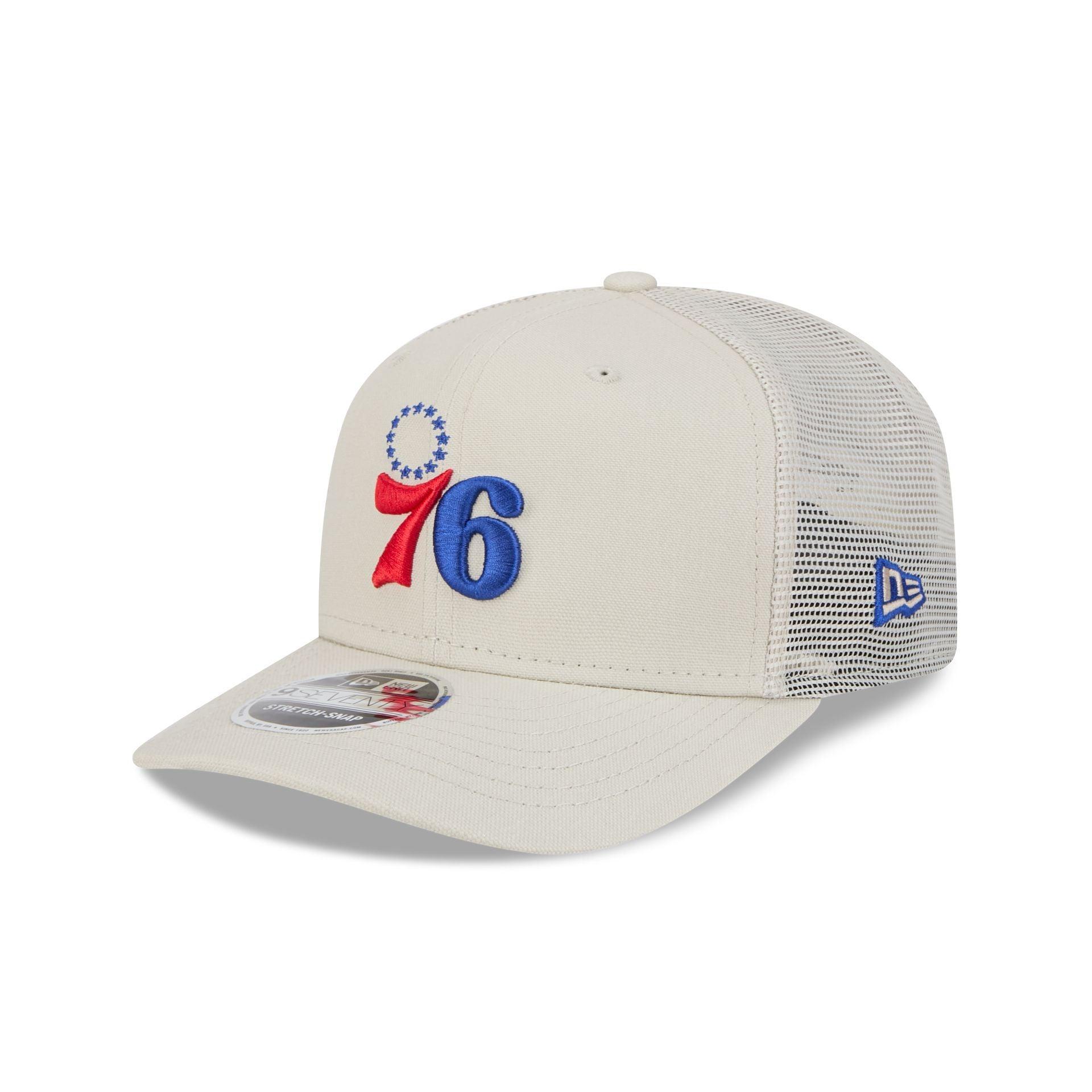 Philadelphia 76ers Canvas 9SEVENTY Trucker Hat Male Product Image