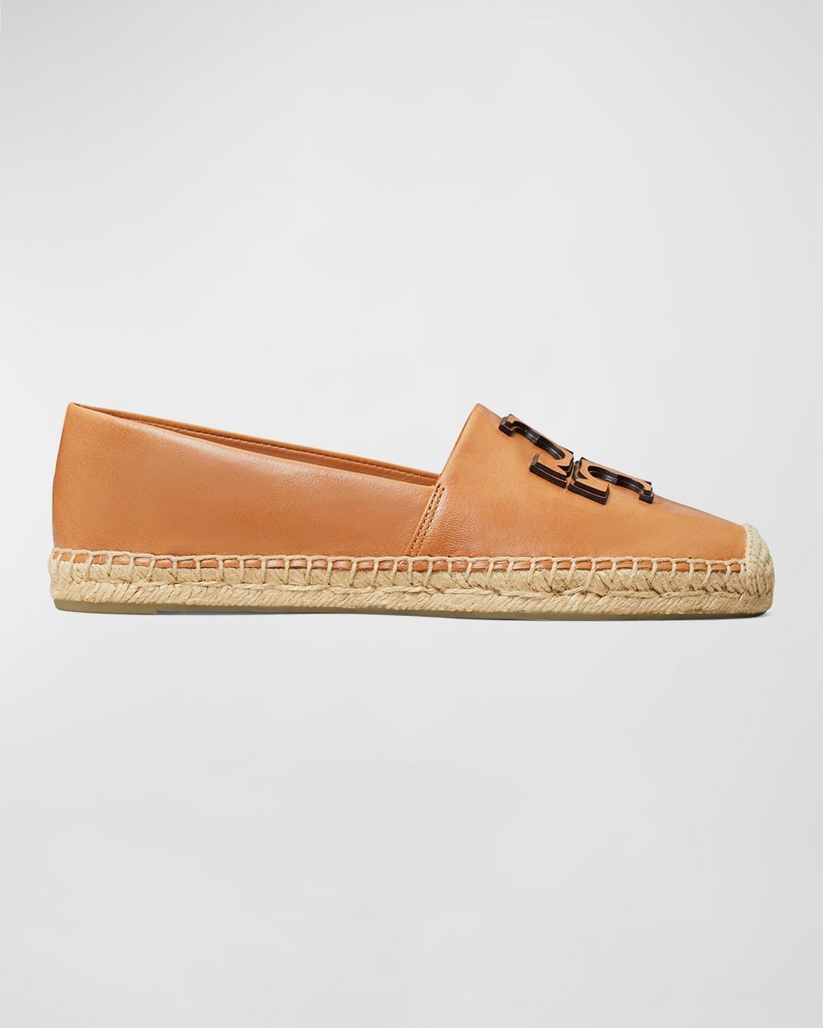 Ines Leather Double T Espadrilles Product Image