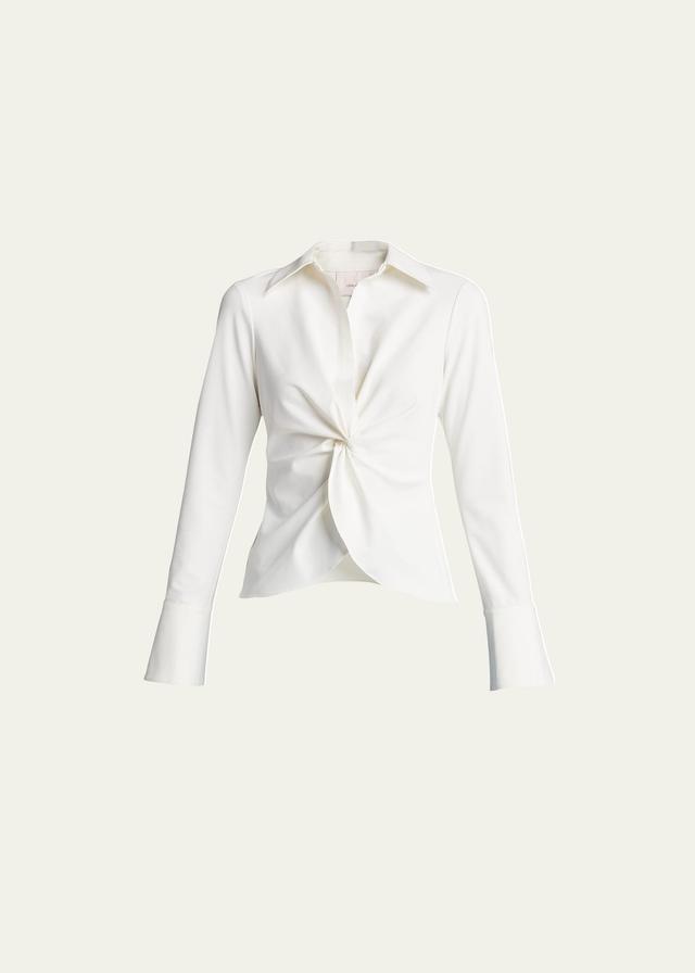 Cinq  Sept Mckenna Knot Waist Shirt Product Image