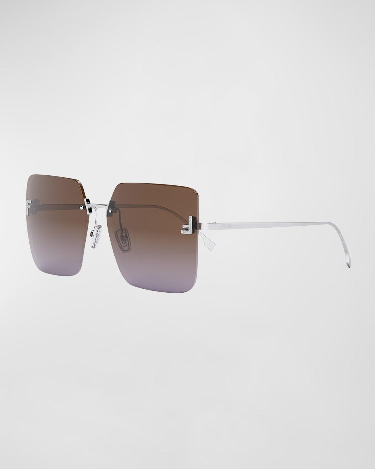 The Fendi First 59mm Geometric Sunglasses Product Image