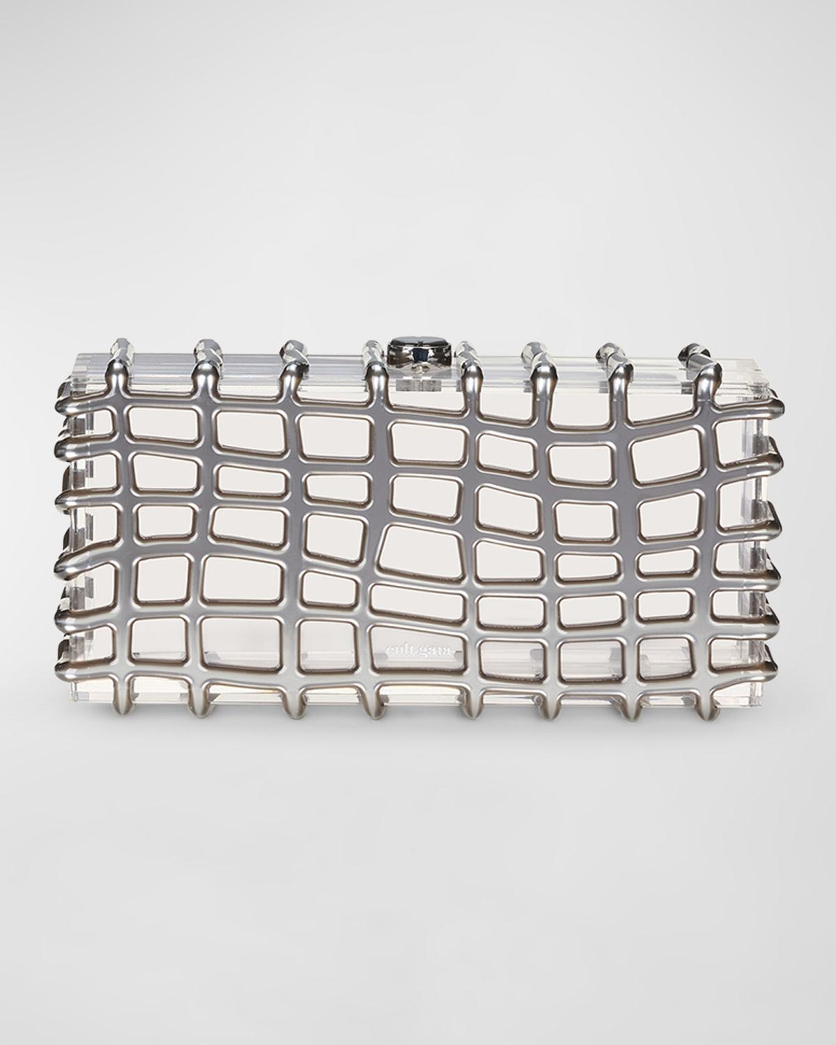 Rina Caged Clear Clutch Bag Product Image