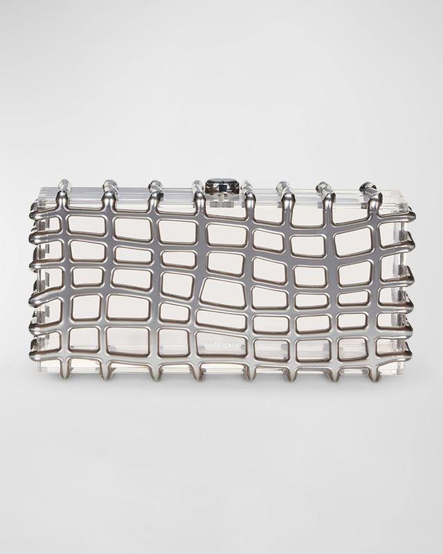 Rina Caged Clear Clutch Bag Product Image