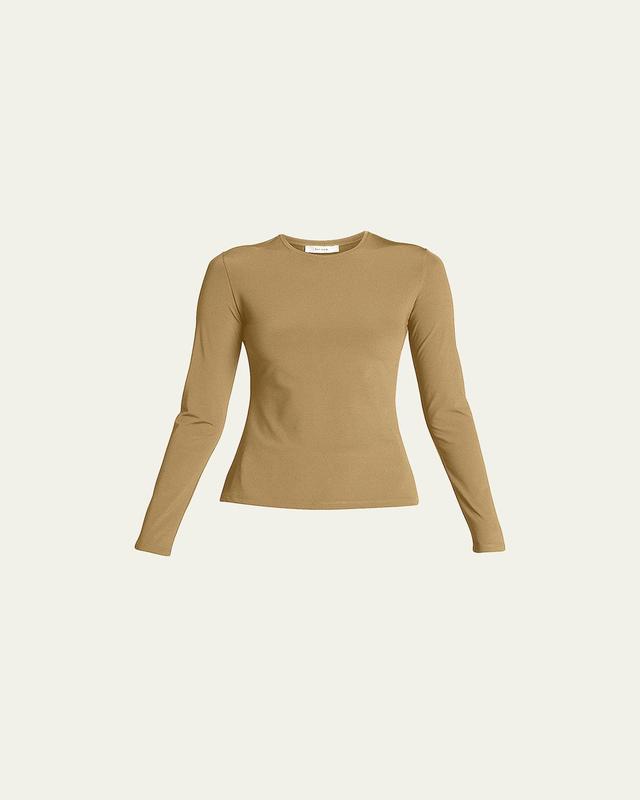 Inverness Long-Sleeve Crepe Top Product Image