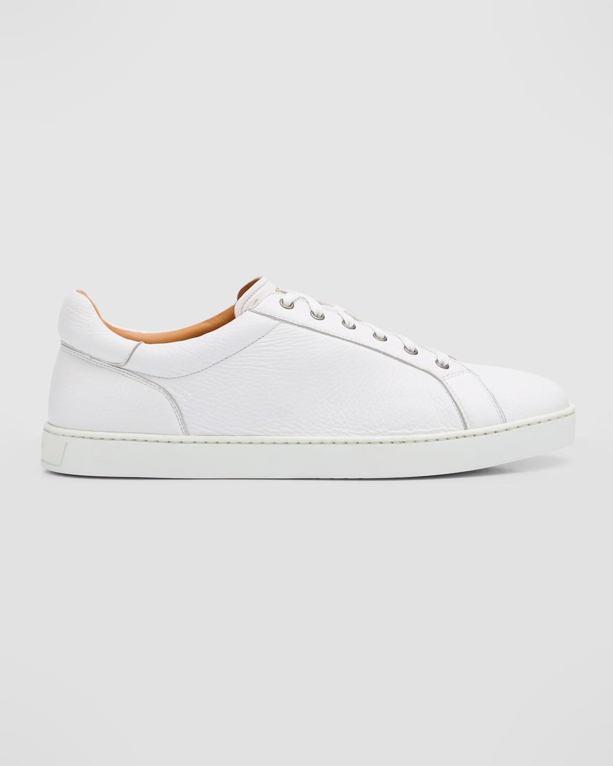 Mens Leve Soft Leather Low-Top Sneakers Product Image