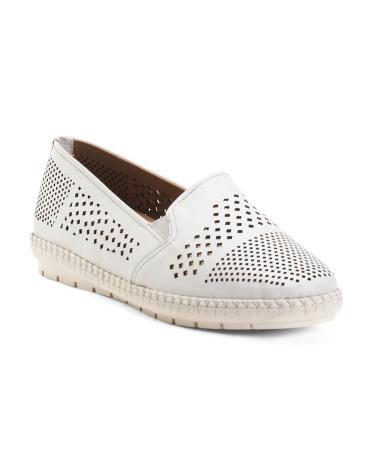 Leather Royal Perforated Loafers for Women | Leather/Metal product image