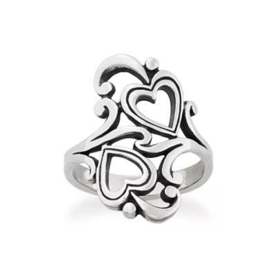 Swirls and Scrolls Hearts Ring Product Image