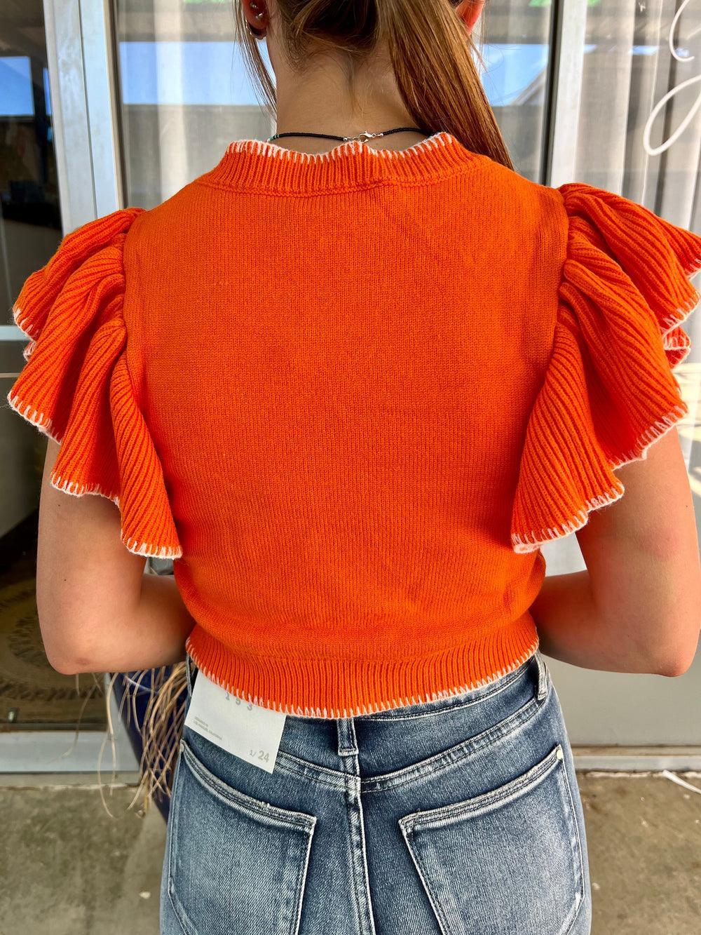 Wardrobe Staple Sunkist Cropped Sweater* Product Image