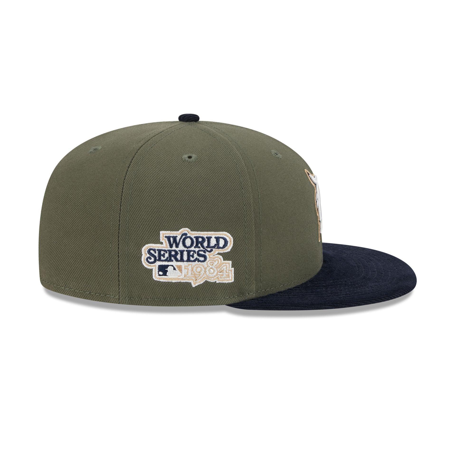 Detroit Tigers Olive Green 59FIFTY Fitted Hat Male Product Image