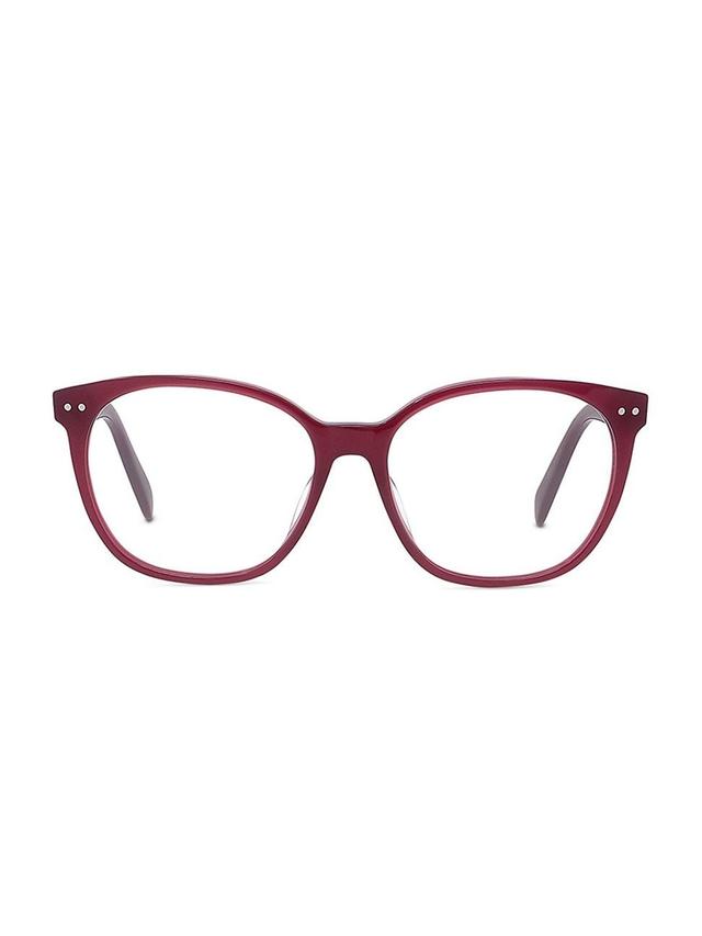 Womens 55MM Square Optical Glasses Product Image