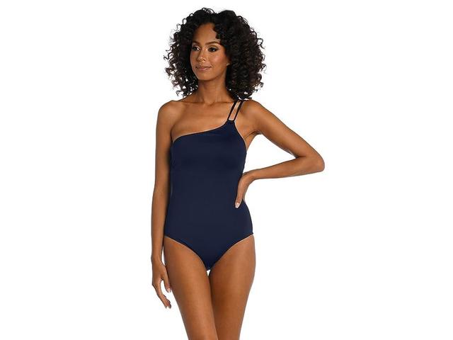 La Blanca Goddess One-Shoulder One-Piece Swimsuit Product Image