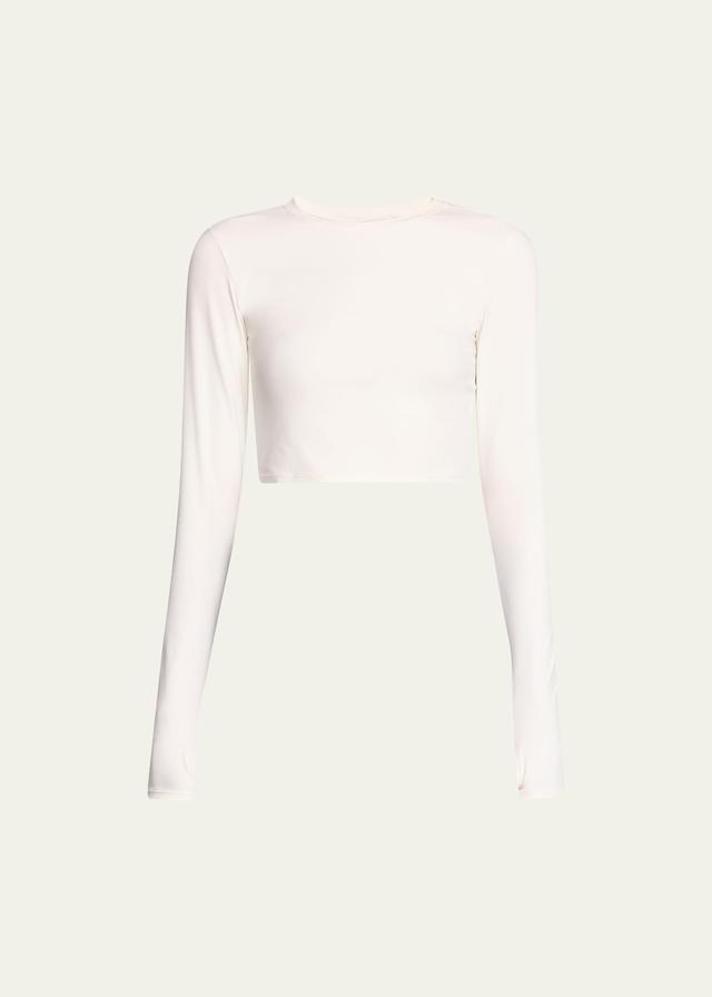 Splits59 Airweight Longsleeve Crop Top Size L, M, XL, XS. Product Image