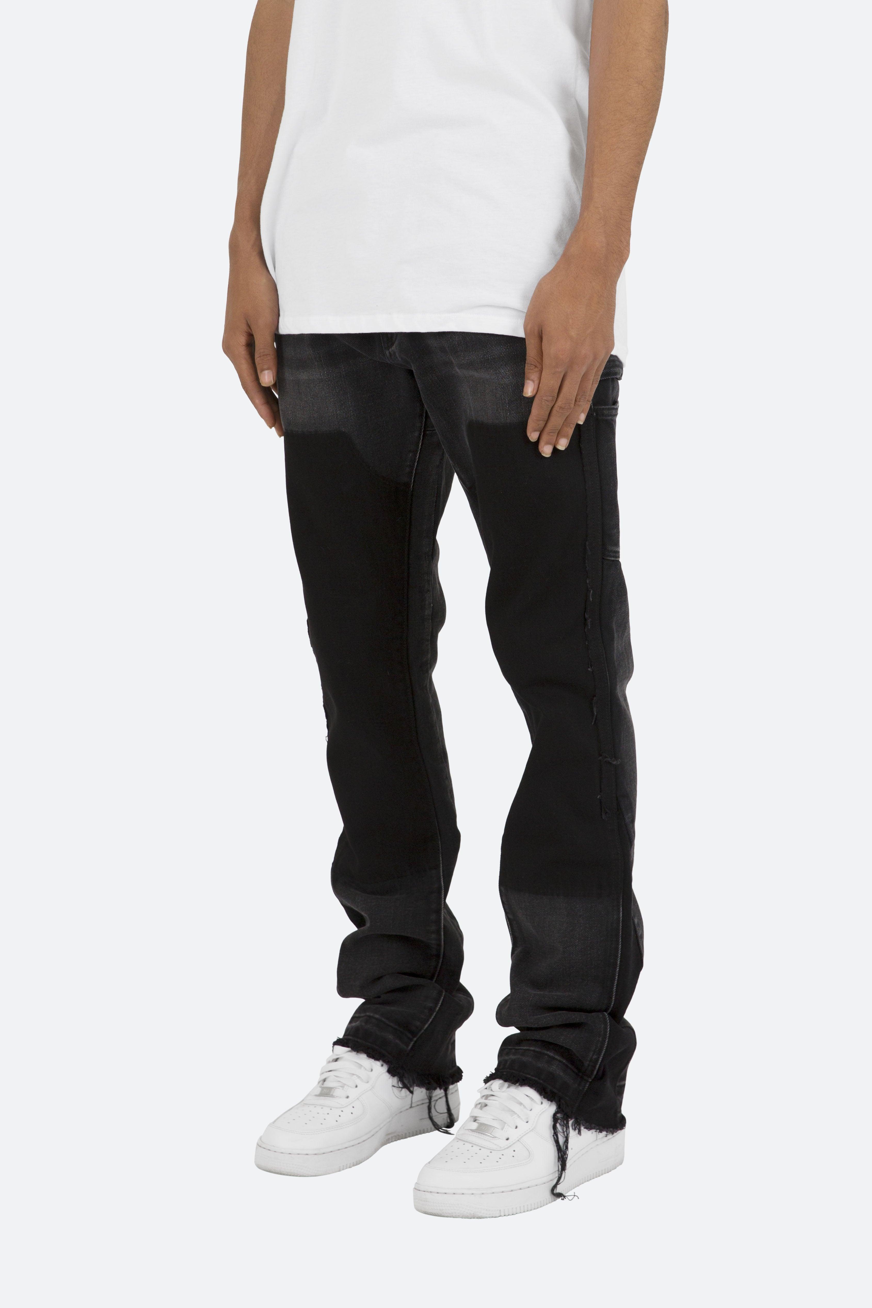 B118 Work Flare Denim - Black Product Image