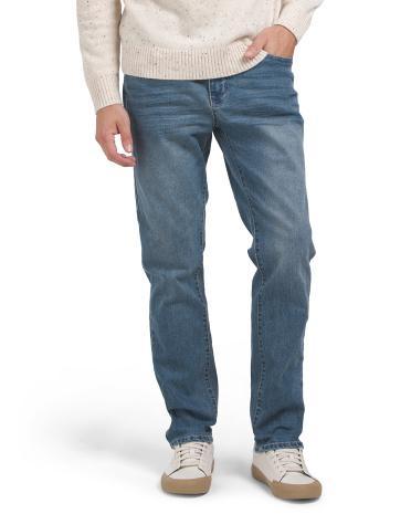 Modern Slim Fit Jeans for Men | Spandex/Cotton/Viscose Product Image