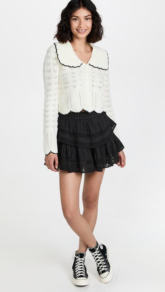 LoveShackFancy Ruffle Mini Skirt | Shopbop Product Image