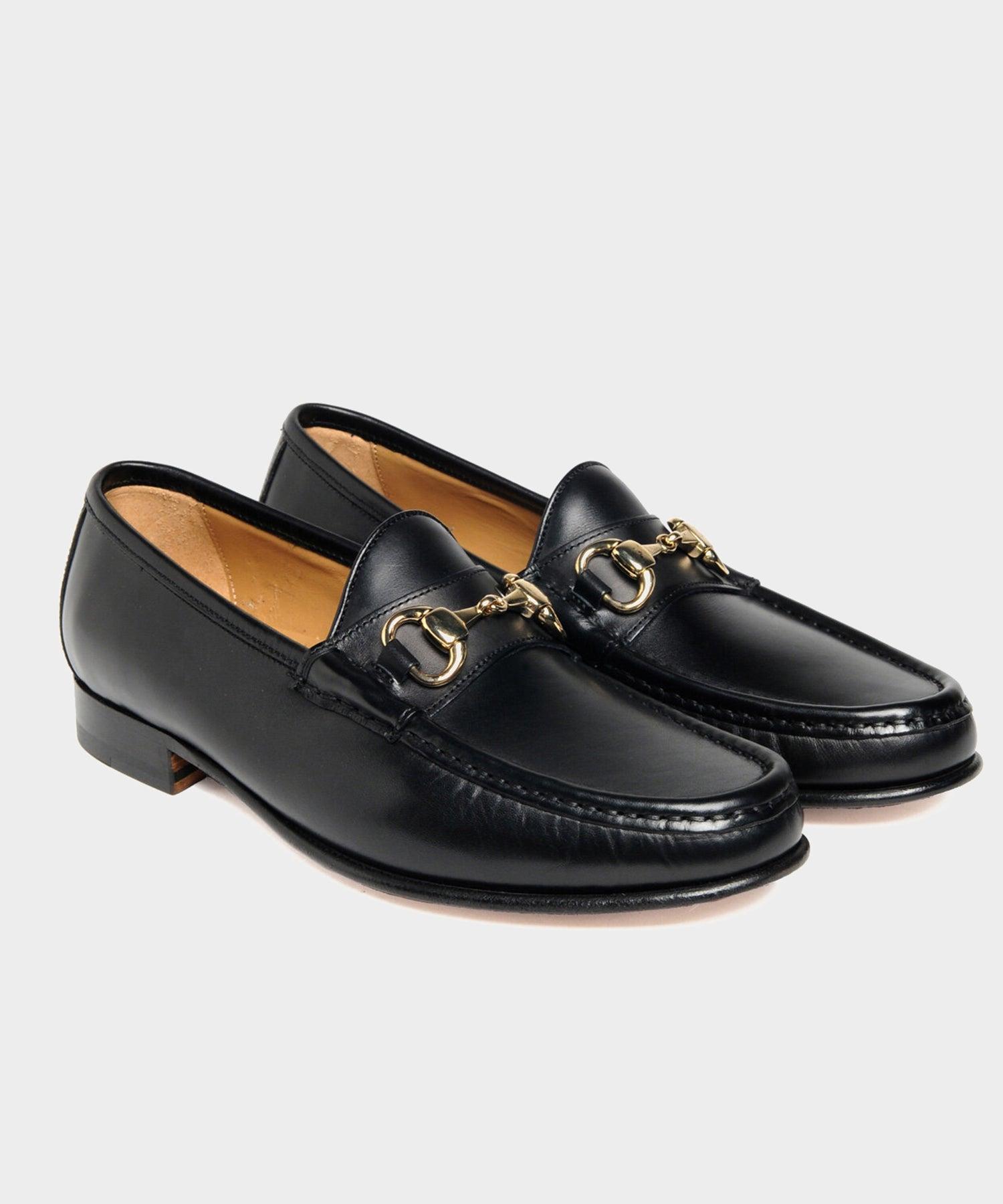 Yuketen Moc Ischia Horsebit Loafer in Black Product Image