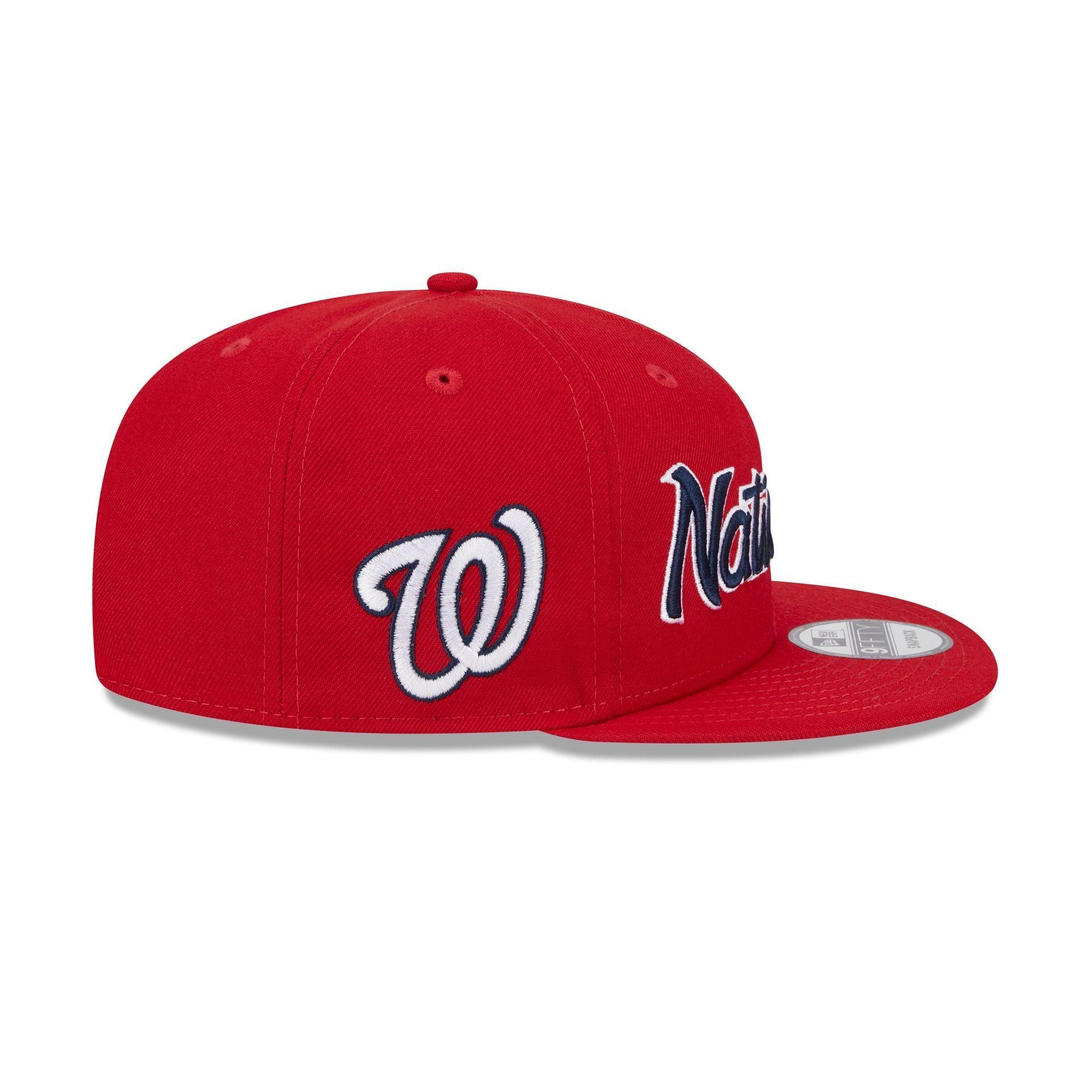 Washington Nationals Wordmark 9FIFTY Snapback Hat Male Product Image