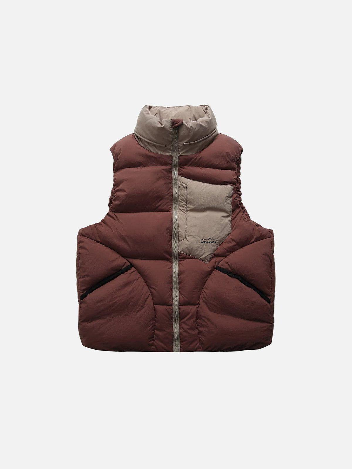 Aelfric Eden Pocket Patchwork Puffer Vest Product Image