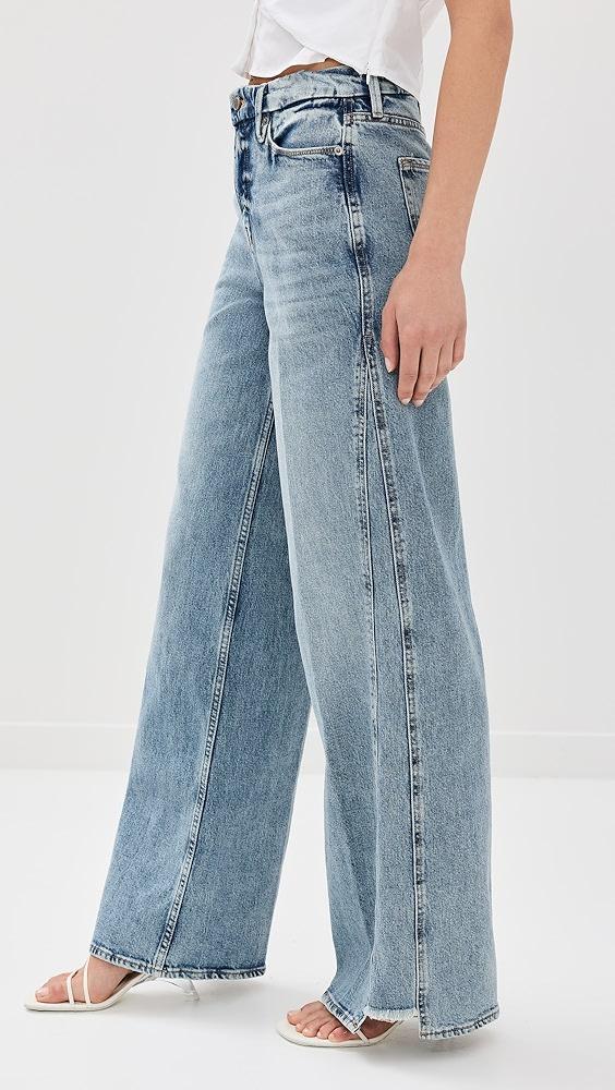 Good American Good Skate Step Insert Outseam Jeans | Shopbop Product Image