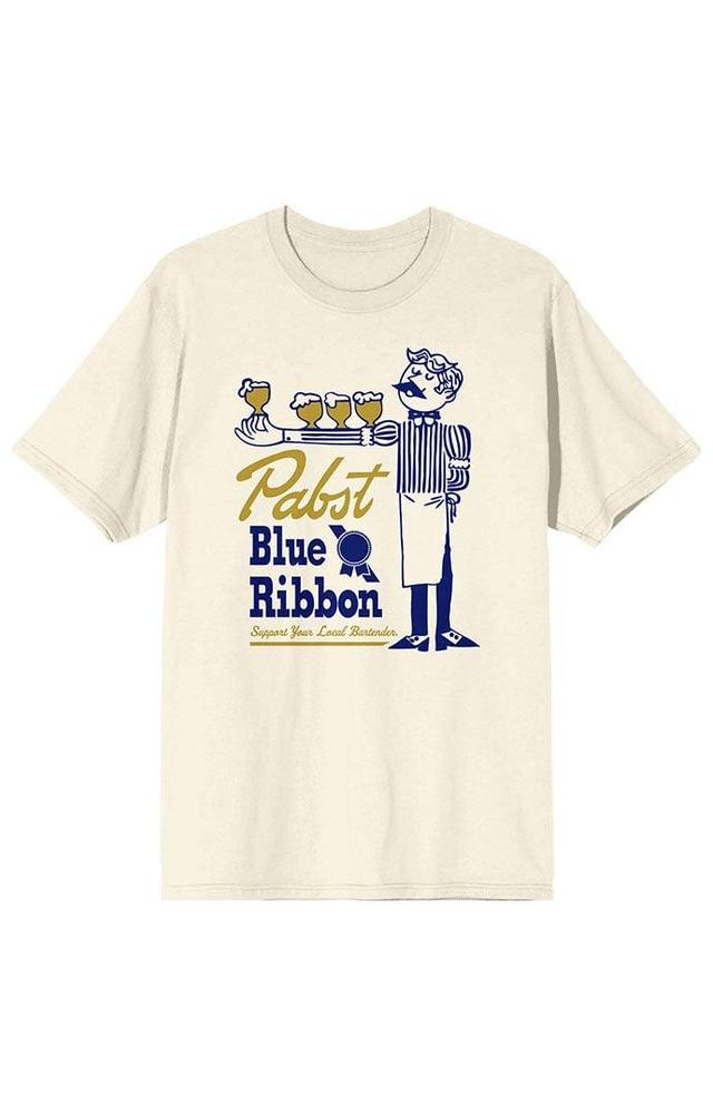 Womens Pabst Blue Ribbon Bartender T-Shirt Product Image