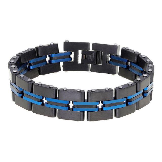 Mens LYNX Two Tone Stainless Steel Bracelet Product Image