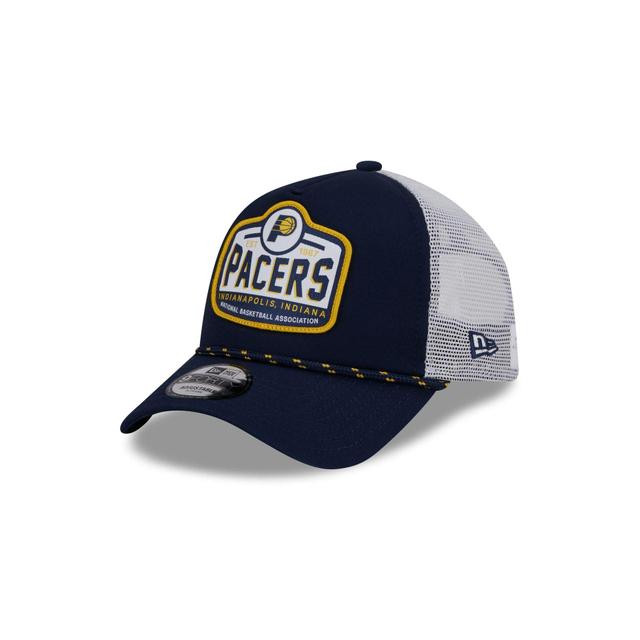 Indiana Pacers 2024 Rally Drive 9FORTY A-Frame Trucker Hat Male Product Image