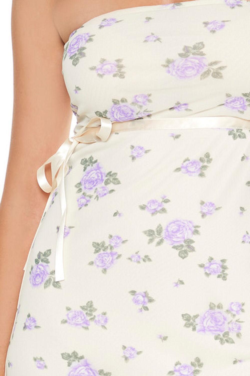 Floral Bow Tube Mini Dress | Forever 21 Product Image