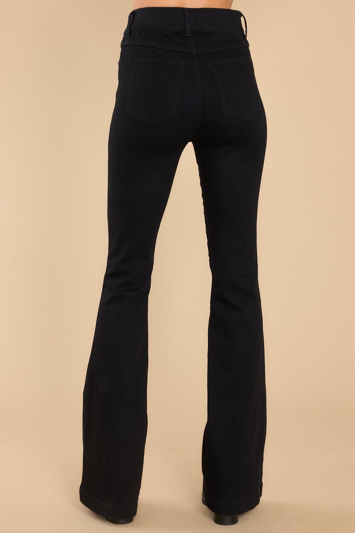 Spanx Clean Black Flare Jeans Product Image