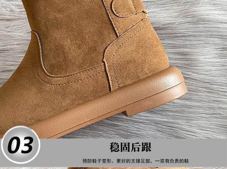 Fleece Lined Short Boots Product Image