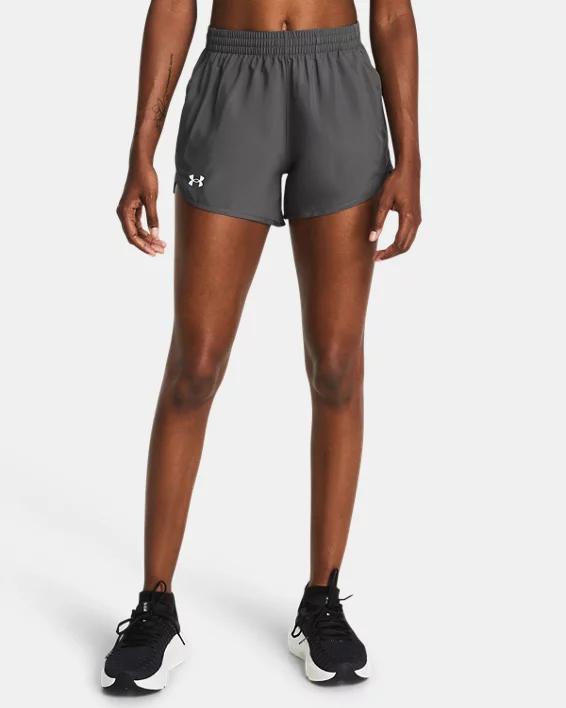 Womens Under Armour Fly-By Shorts Green Green Product Image