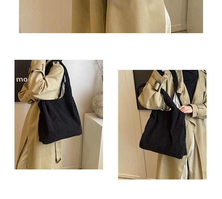 Plain Corduroy Tote Bag Product Image