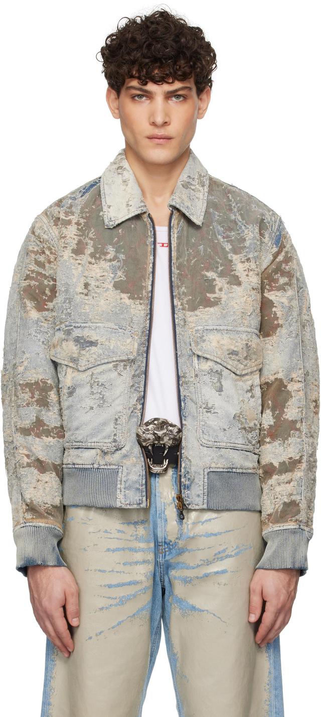 Gray D-Muddy-Fsf Denim Jacket Product Image