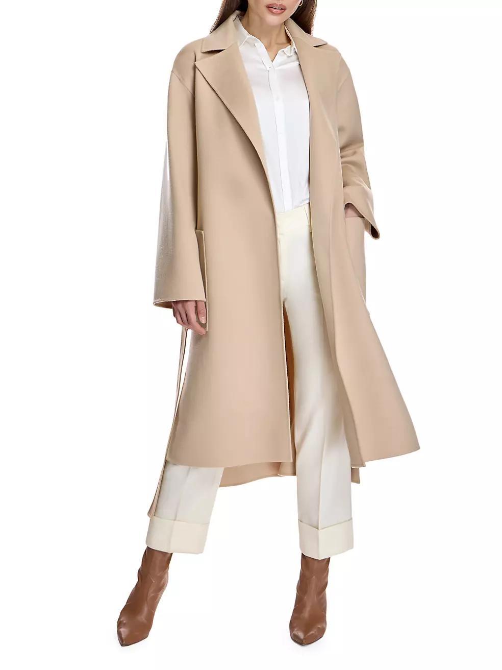 Belted Wool & Cashmere Coat Product Image