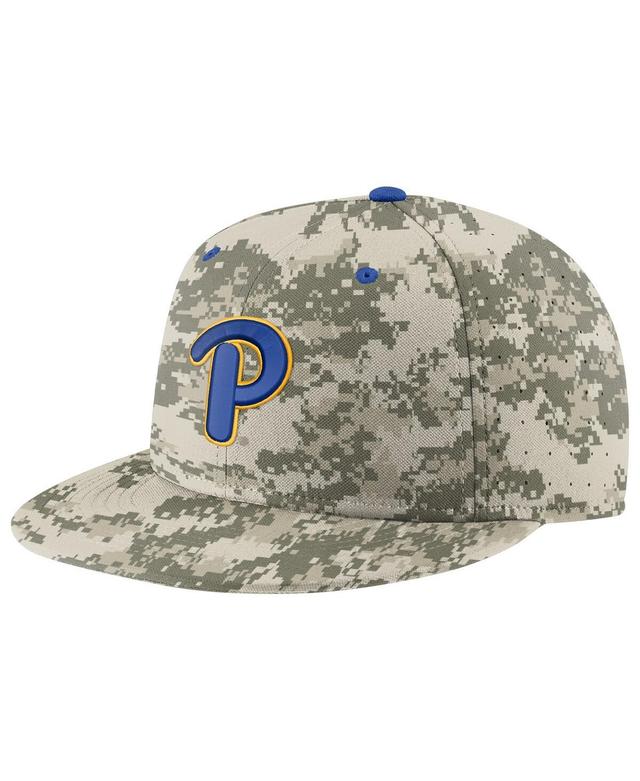 Mens Nike Camo Pitt Panthers Aero True Baseball Performance Fitted Hat Product Image