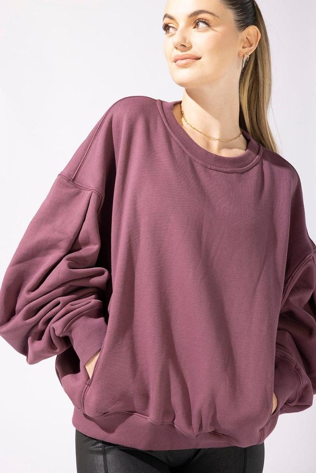 Brunch Sweater - Merlot Product Image