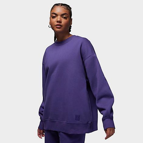 Women's Jordan Flight Fleece Crewneck Sweatshirt Product Image