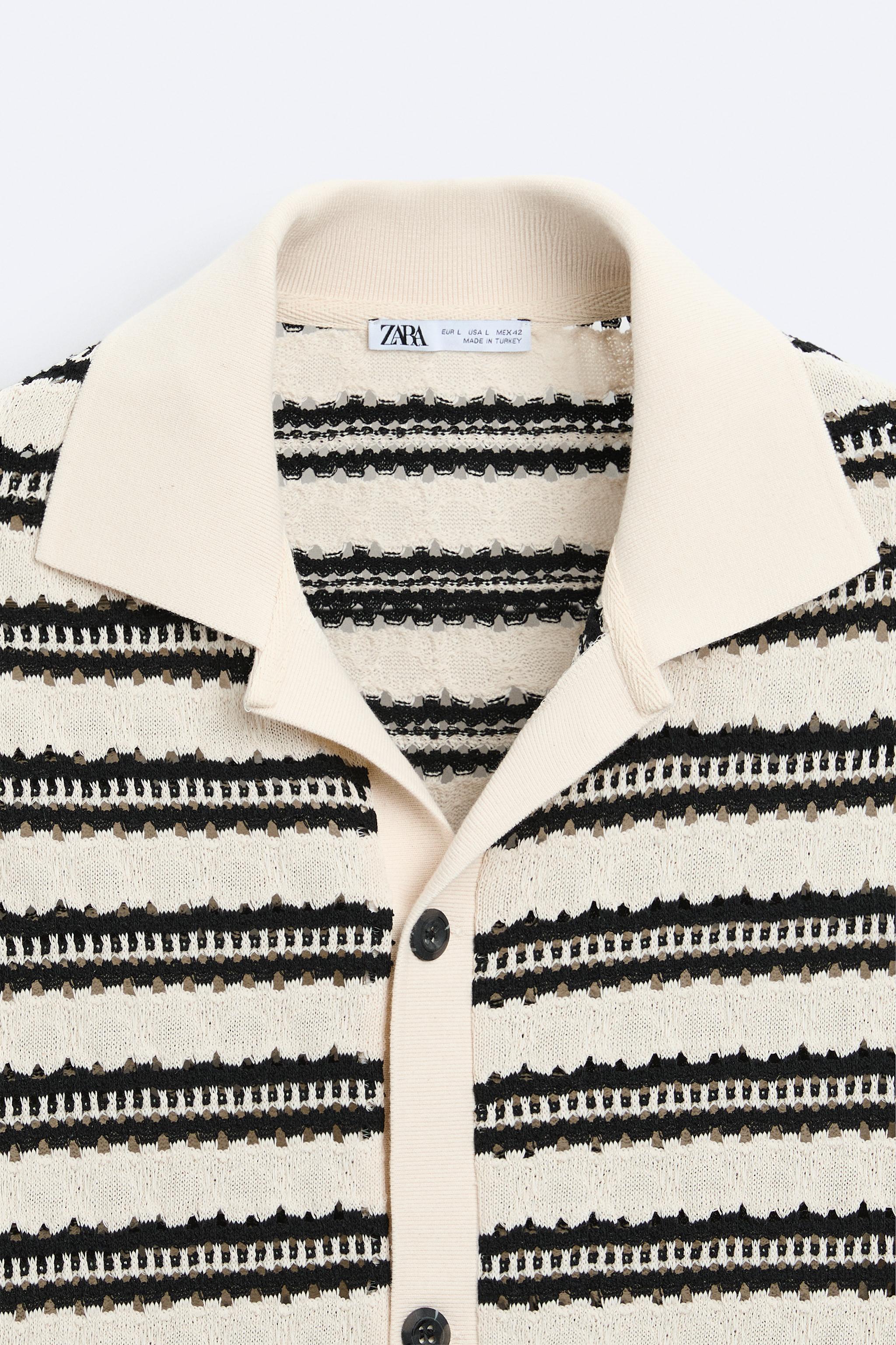 STRUCTURED STRIPED CARDIGAN Product Image