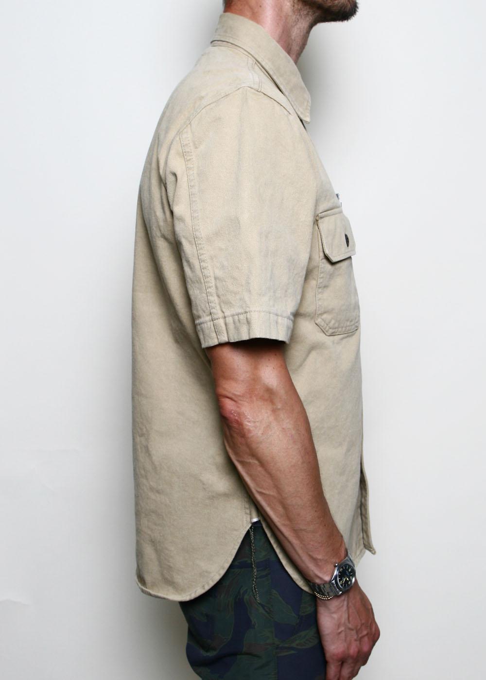 Field Shirt // Rinsed Khaki Selvedge Product Image