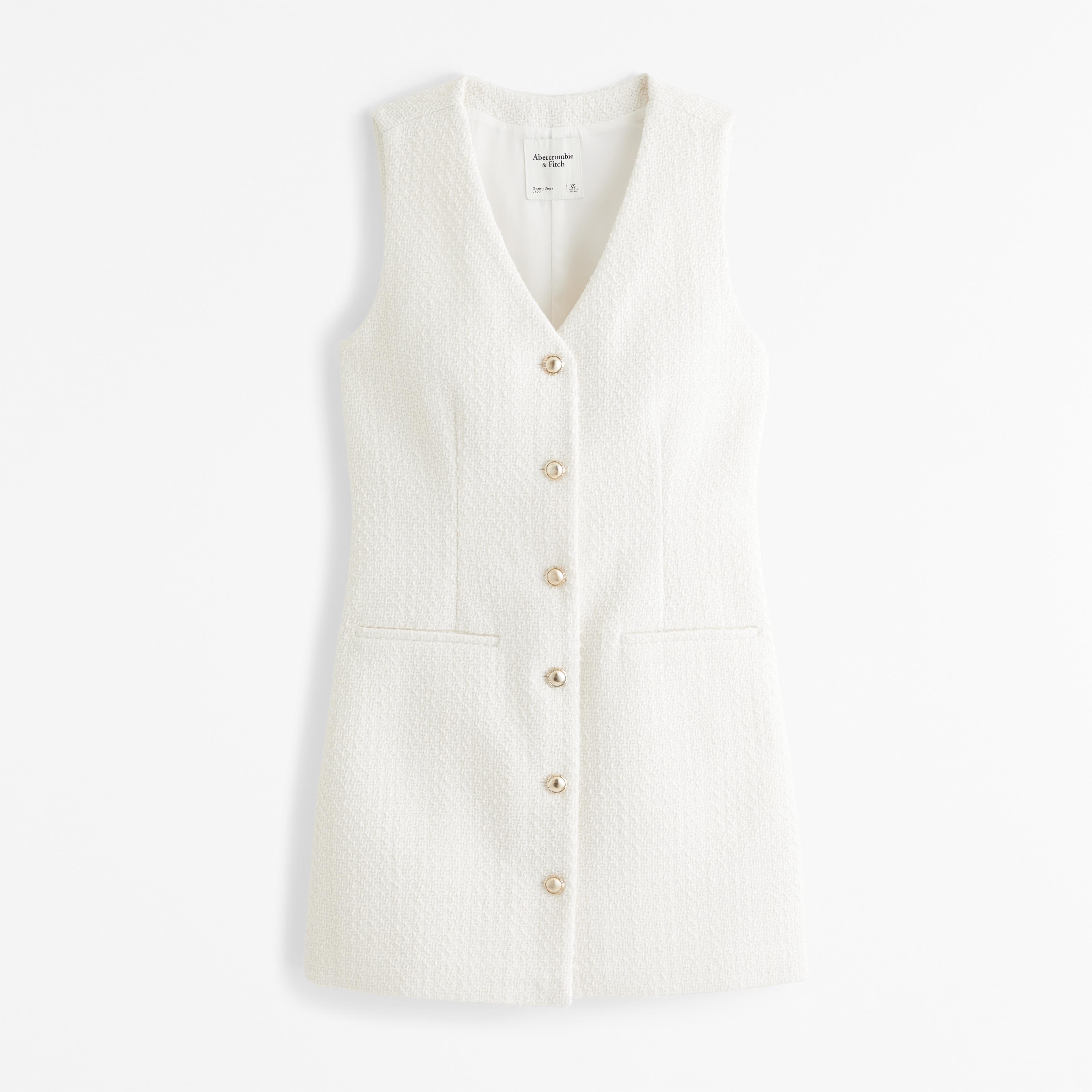 The A&F Mara Tweed Vest Mini Dress Product Image