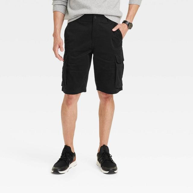 Mens 11 Cargo Shorts - Goodfellow & Co Black 31 Product Image