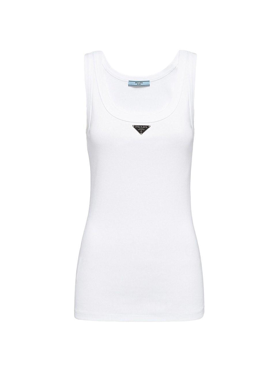 Womens Ribbed Knit Jersey Tank Top product image