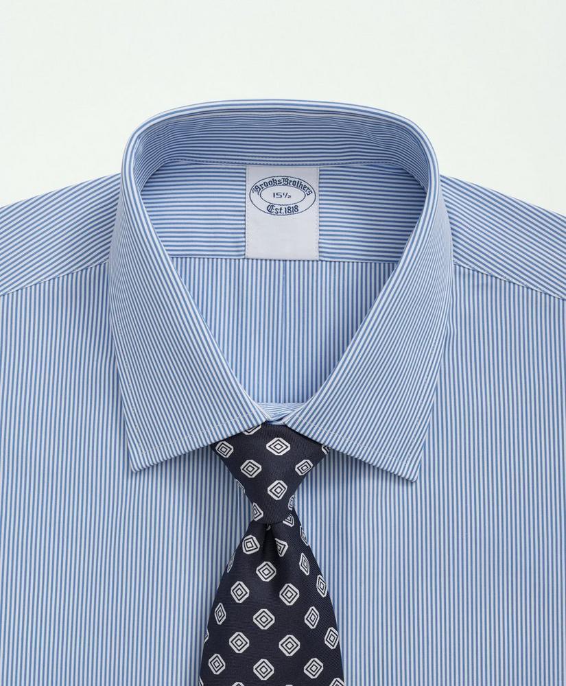 Supima® Cotton Poplin Ainsley Collar, Micro Striped Dress Shirt Product Image