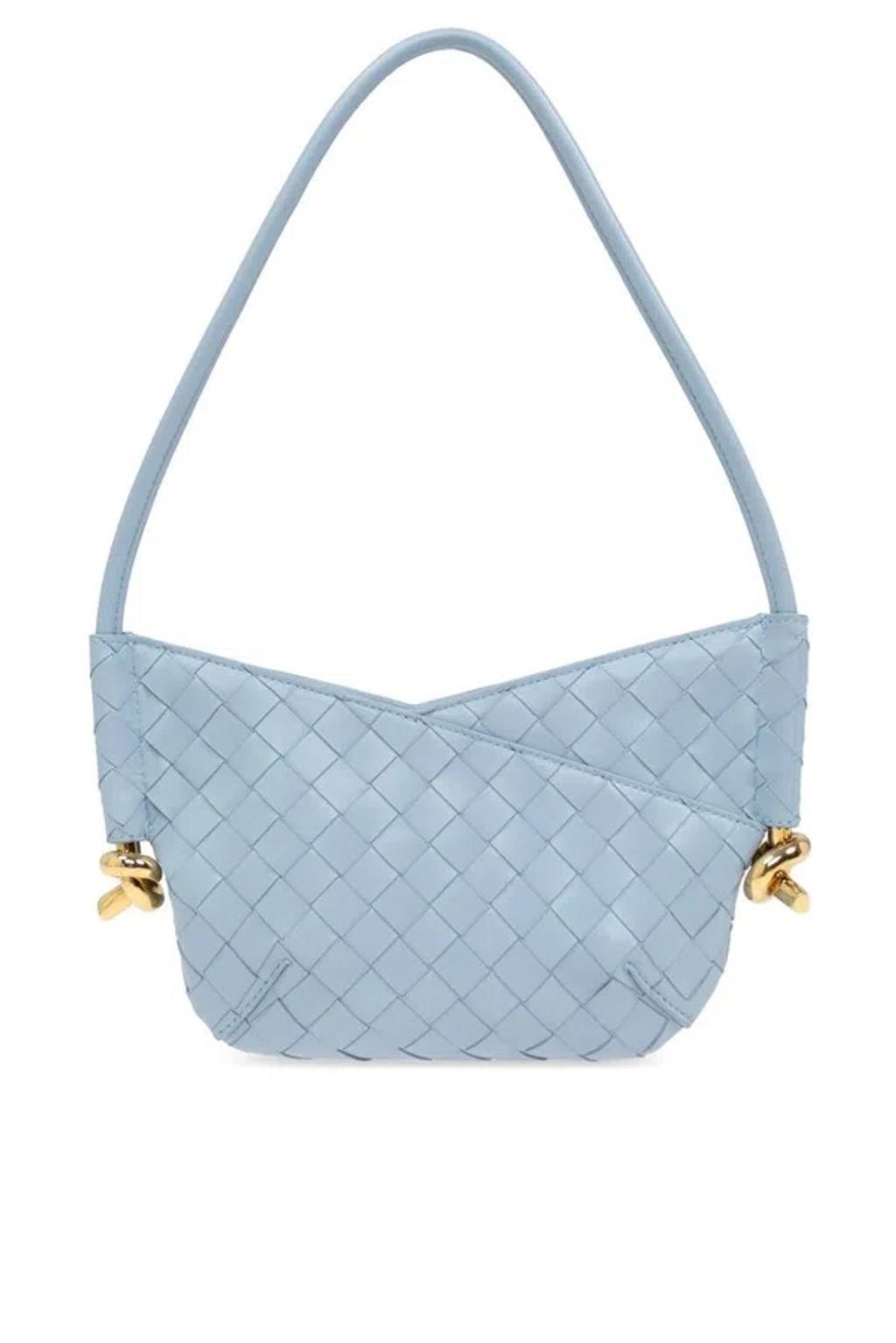 BOTTEGA VENETA Mini Solstice Shoulder Bag In Blue Product Image