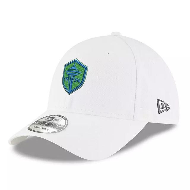 Mens New Era Seattle Sounders FC Primary Logo 9FORTY Adjustable Hat Product Image