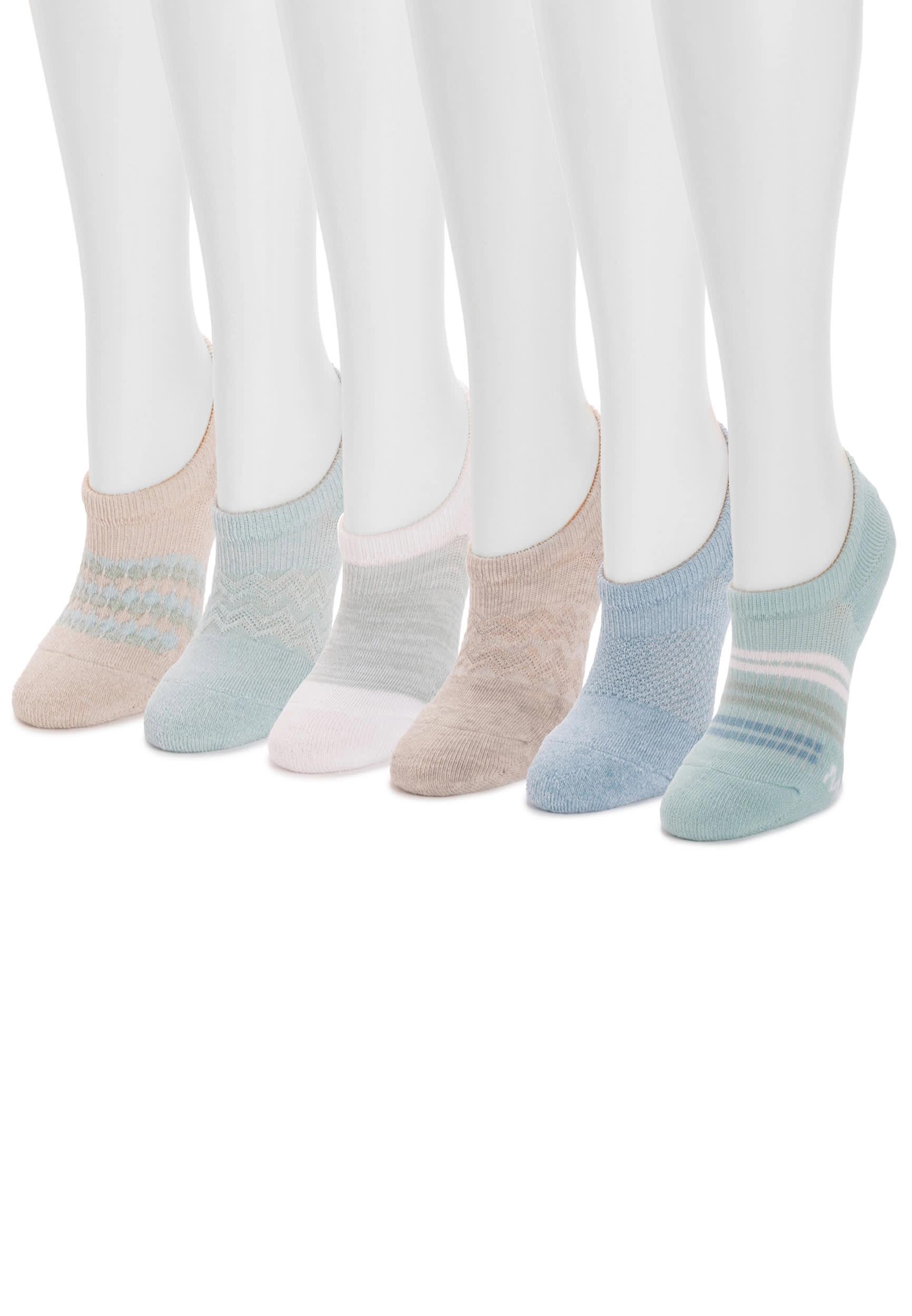 MUK LUKS Womens 6 Pack Dream Step No Show Socks Product Image