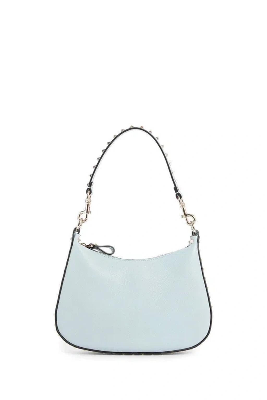 VALENTINO GARAVANI Blue Mini Rockstud Bag Product Image