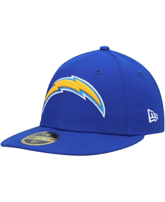 Mens New Era Royal Los Angeles Chargers Logo Omaha Low Profile 59FIFTY Fitted Hat Product Image