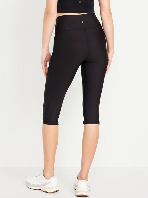 High-Waisted PowerSoft Crop Leggings Product Image